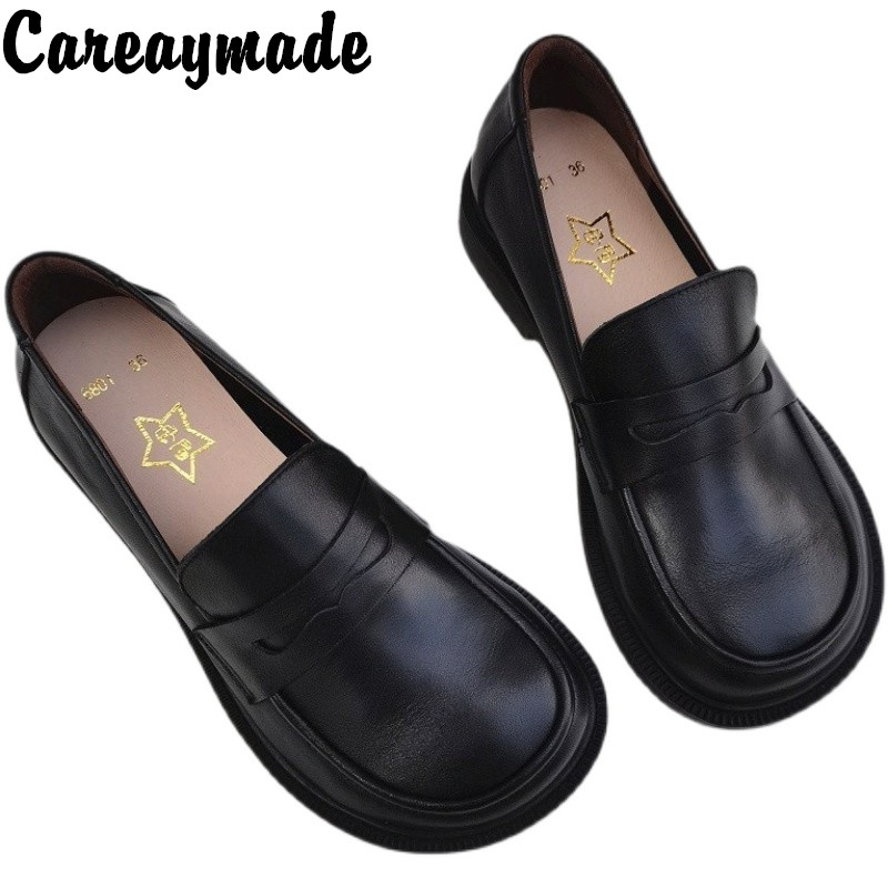 Womens Heels - Careaymade-Women's Casual Shoes Slip on Oxford