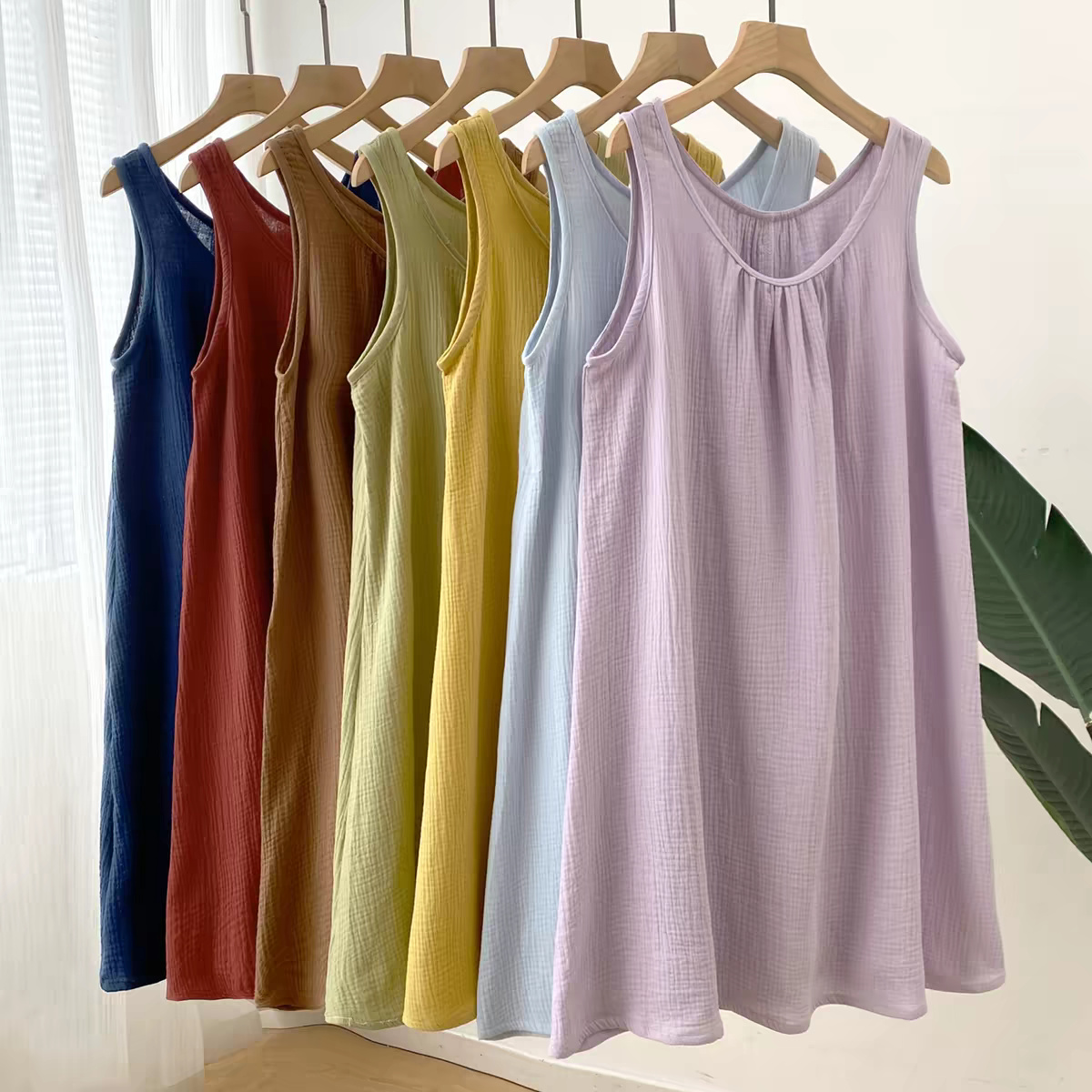 Summer Casual Women's Sleevele - Midi Dress 评论和价格