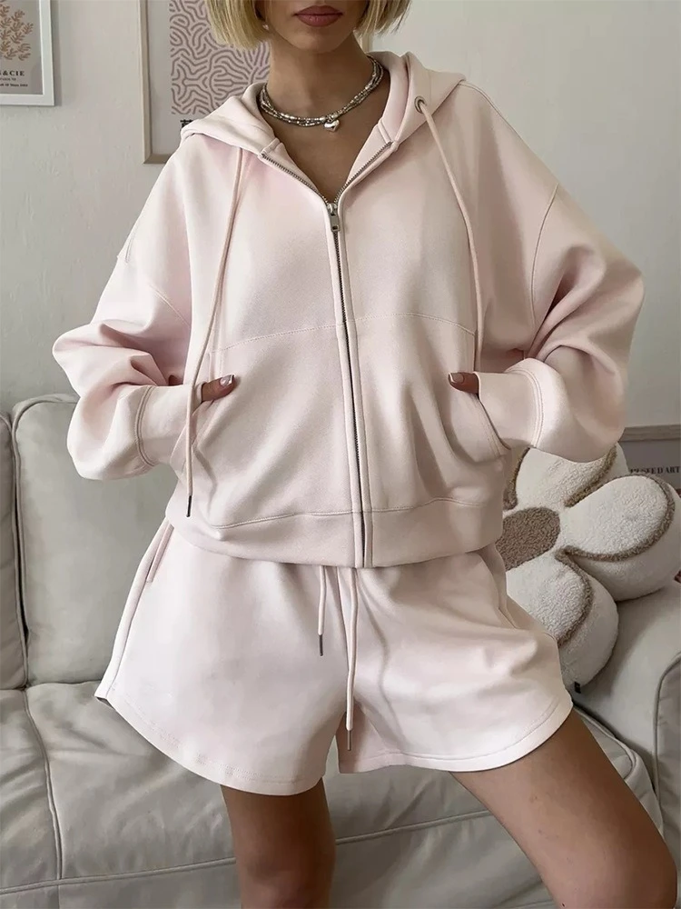 Casual Loose Two Piece Shorts  - Womens Suit 评论和价格
