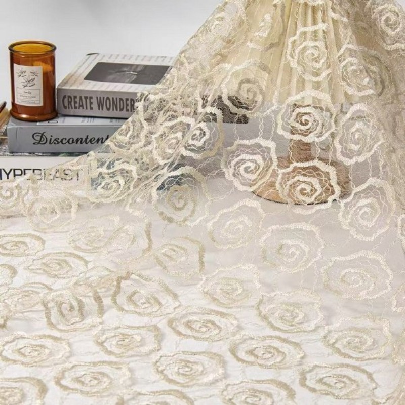 Embroidered Tulle Lace Trim Fa - Lace Dress 评论和价格
