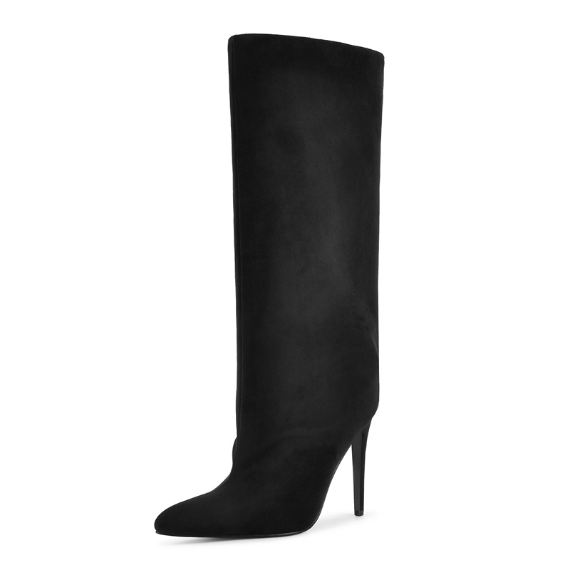 Onlymaker Black Faux Suede Kne - Formal Dress 评论和价格