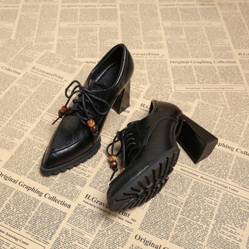 French Deep Mouth Block Heel S - Pump Heel Block 评论和价格