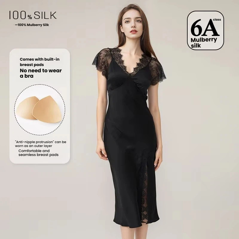Women Sexy Lace Silk Nightdres - Lace Dress 评论和价格