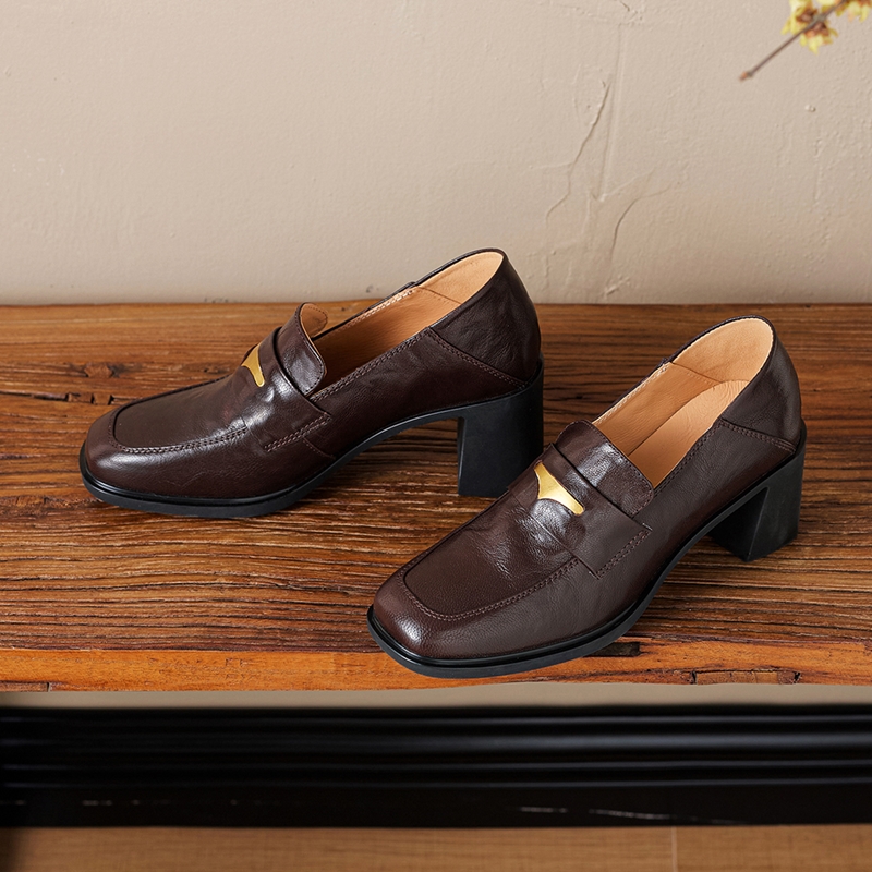 AIYUQI Women's Loafers Thick-s - Formal Dress 评论和价格