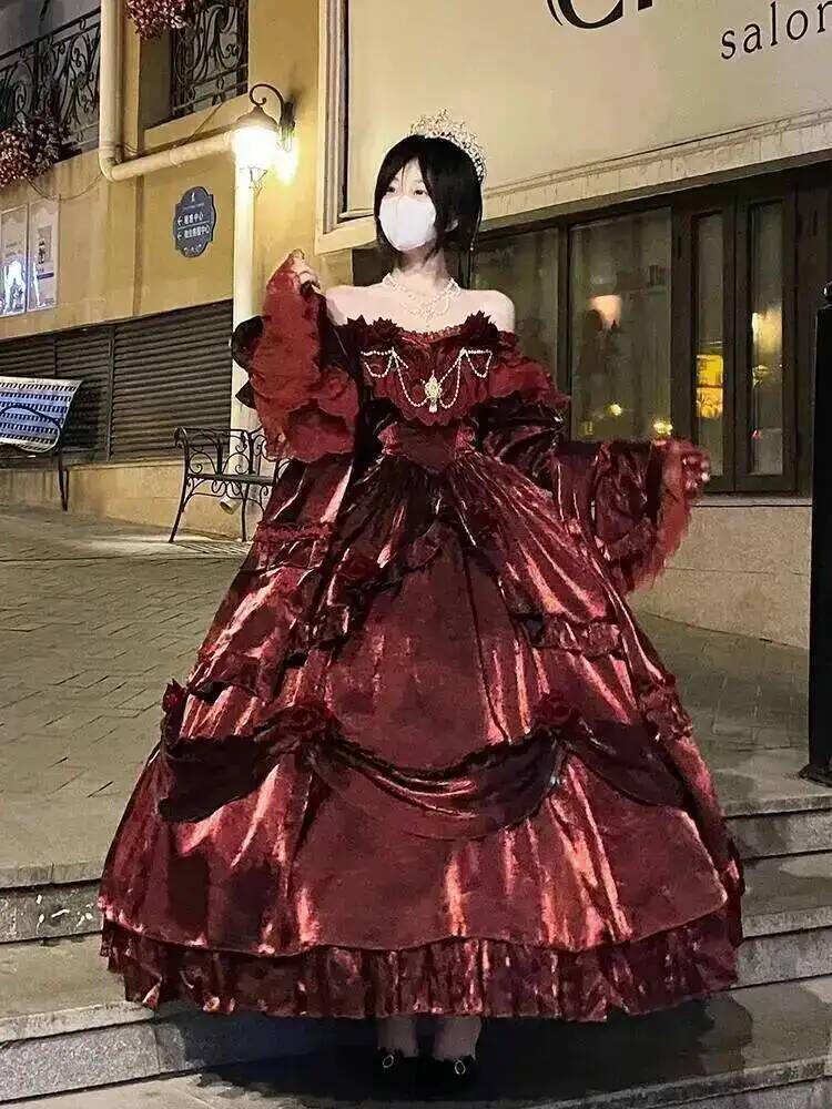 Beauty Princess Dress Red Loli - Formal Skirt 评论和价格