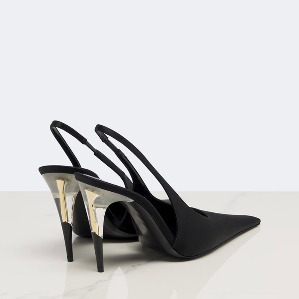 Women Satin Pointed‑Toe Stilet - Formal Dress 评论和价格
