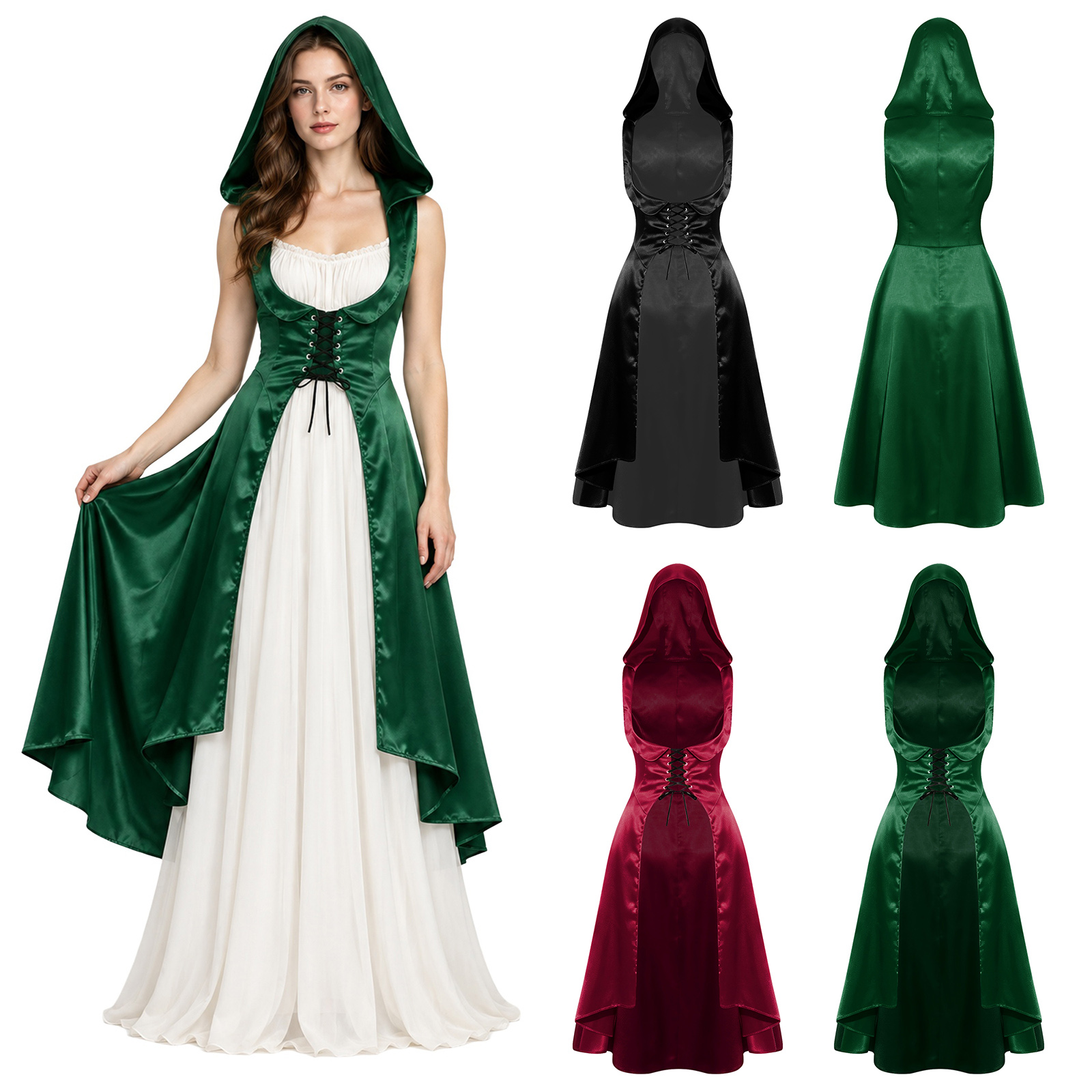 Womens Renaissance Costumes Ha - Lace Dress 评论和价格