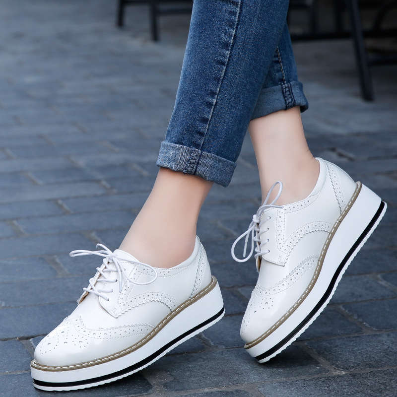 Women Loafers Shoes Leather Th - Formal Dress 评论和价格