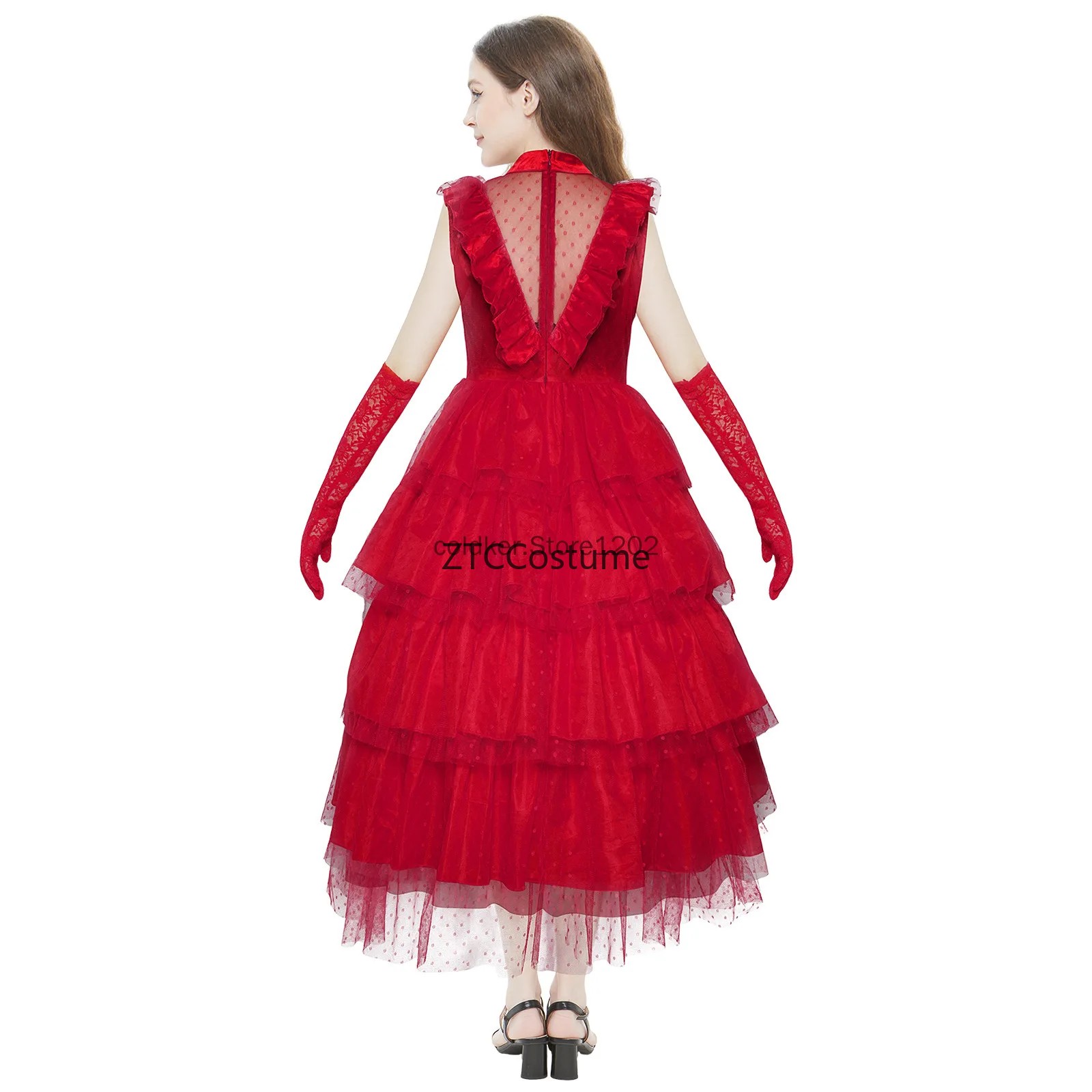 Lydia Deetz Cosplay Costume Go - Evening Gown 评论和价格